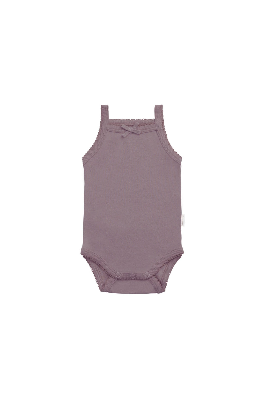 Organic Cotton Bridget Singlet Bodysuit - Twilight Childrens Bodysuit from Jamie Kay Australia