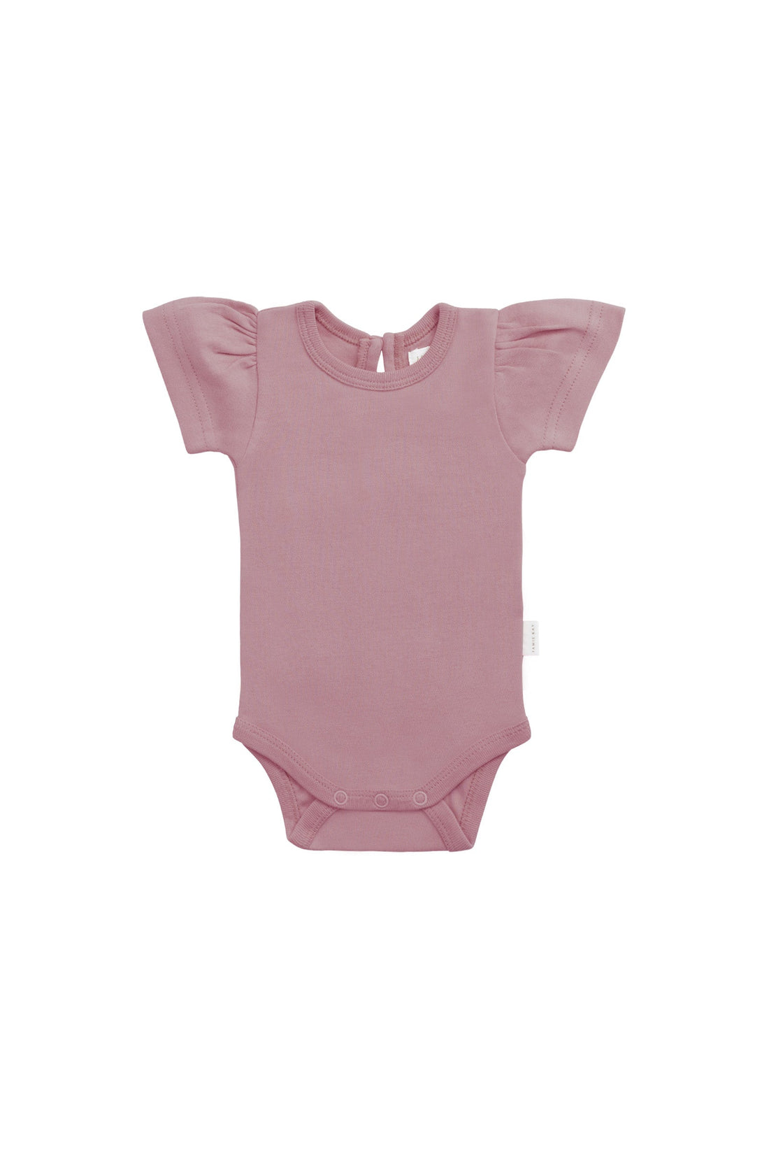 Organic Cotton Cap Sleeve Bodysuit - Lillium Childrens Bodysuit from Jamie Kay Australia