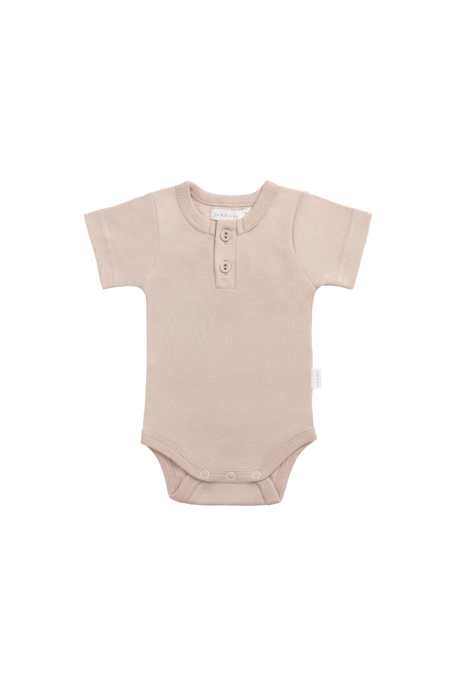 Organic Cotton Benny Tee Bodysuit - Blushing Berry