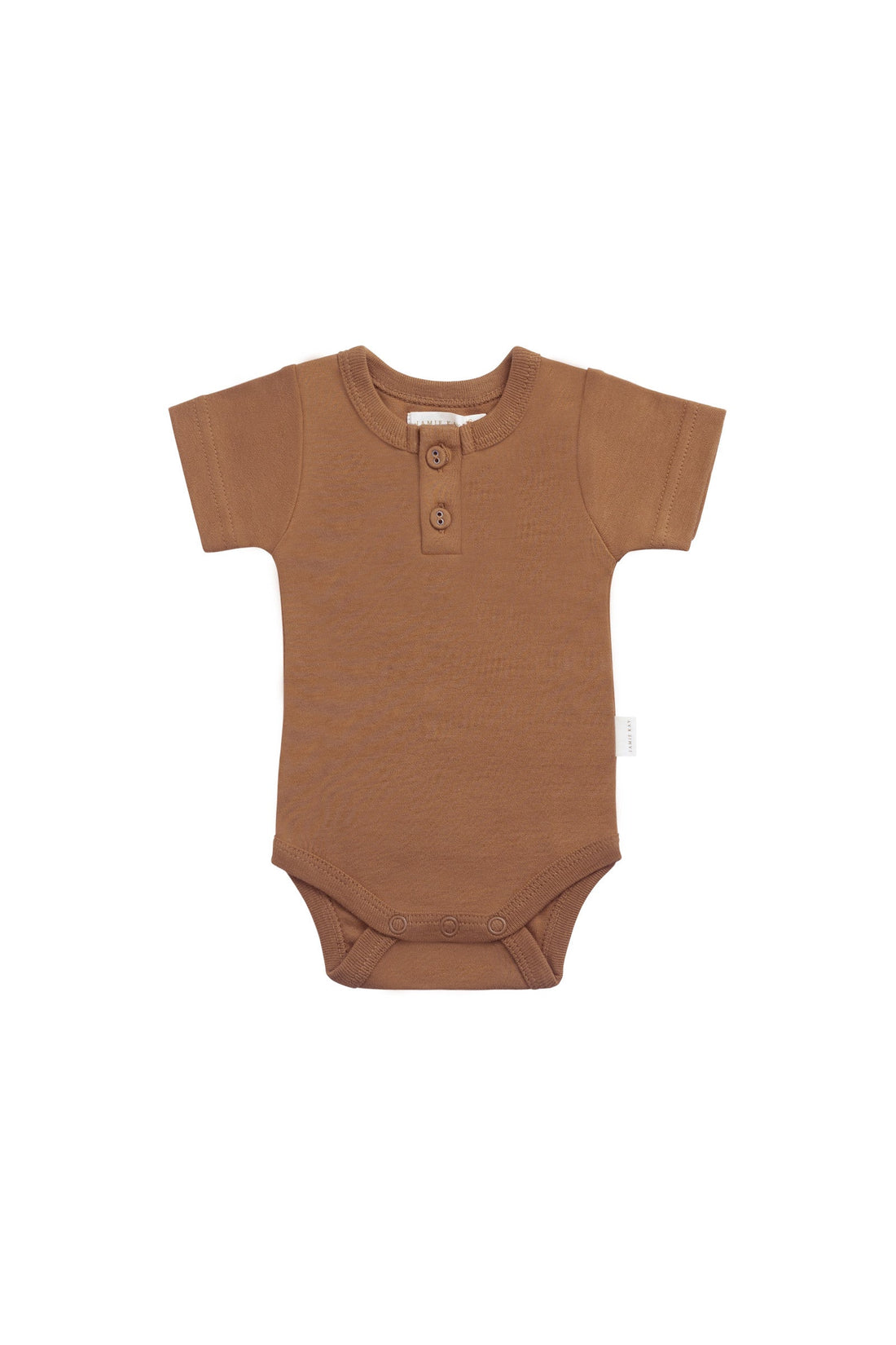 Organic Cotton Darcy Tee Bodysuit - Cinnamon Childrens Bodysuit from Jamie Kay Australia