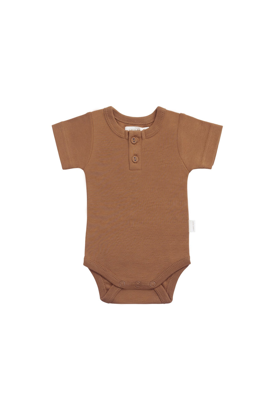 Organic Cotton Darcy Tee Bodysuit - Cinnamon Childrens Bodysuit from Jamie Kay Australia