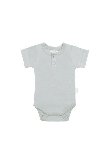 Organic Cotton Darcy Tee Bodysuit - Mineral Childrens Bodysuit from Jamie Kay Australia