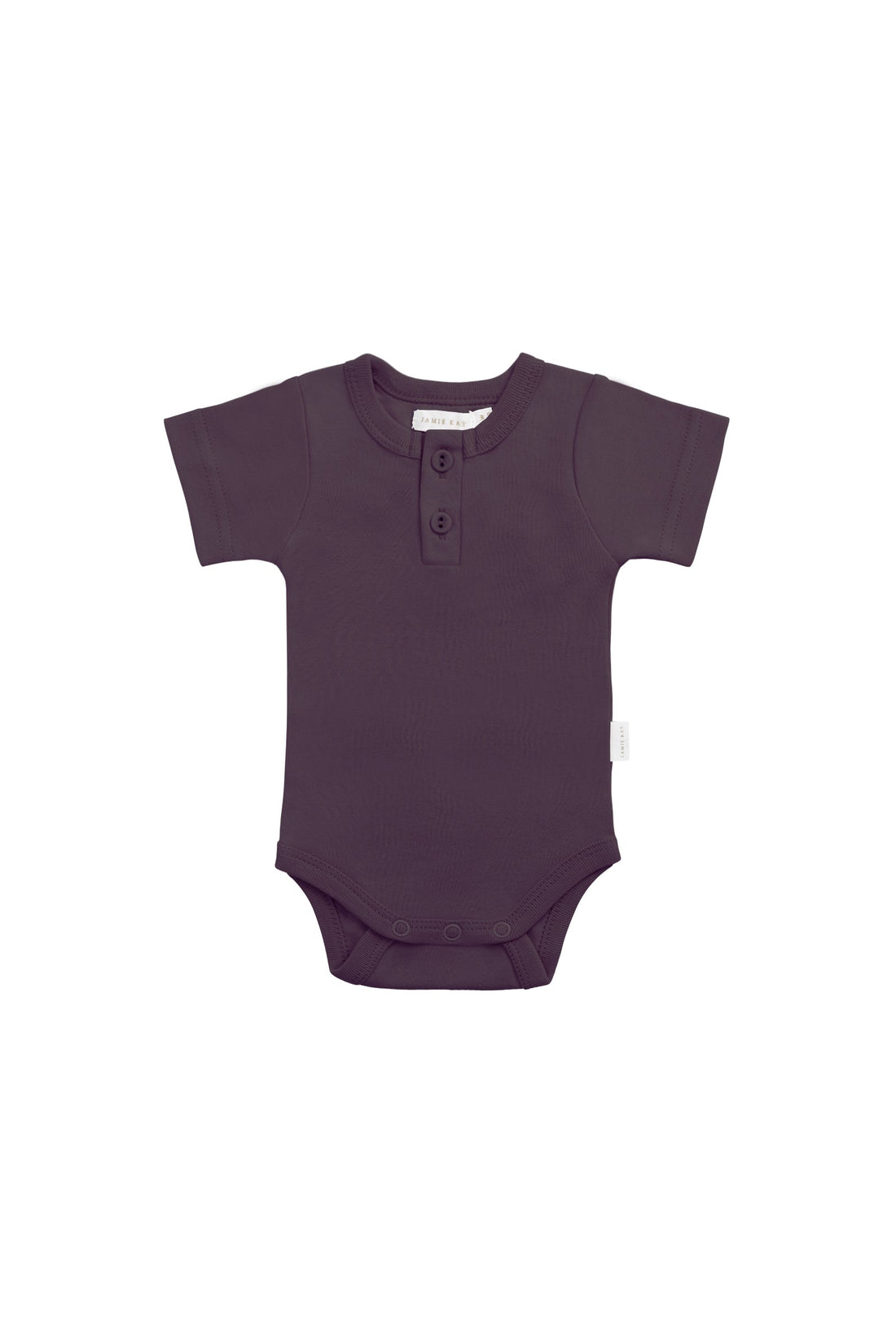 Organic Cotton Darcy Tee Bodysuit - Sugar Plum Childrens Bodysuit from Jamie Kay Australia