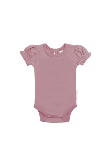 Organic Cotton Elly Bodysuit - Lillium Childrens Bodysuit from Jamie Kay Australia