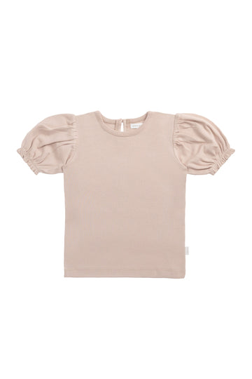 Organic Cotton Elly Top - Blushing Berry Childrens Top from Jamie Kay Australia