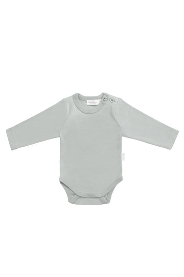 Organic Cotton Elora Long Sleeve Bodysuit - Lake Childrens Bodysuit from Jamie Kay Australia