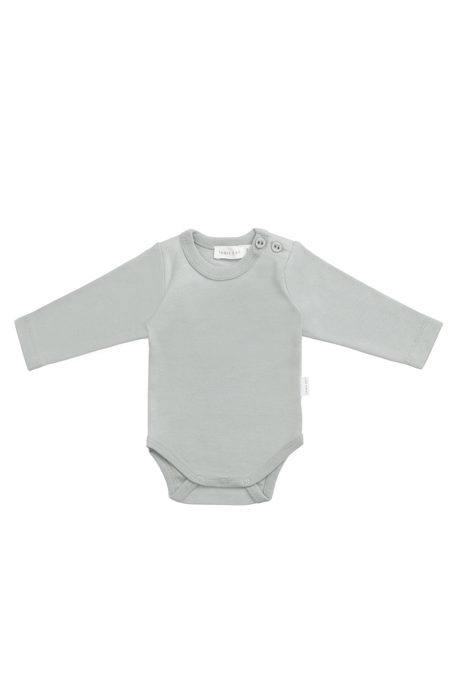 Organic Cotton Elora Long Sleeve Bodysuit - Lake Childrens Bodysuit from Jamie Kay Australia