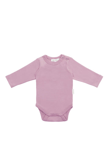 Organic Cotton Elora Long Sleeve Bodysuit - Lily Childrens Bodysuit from Jamie Kay Australia
