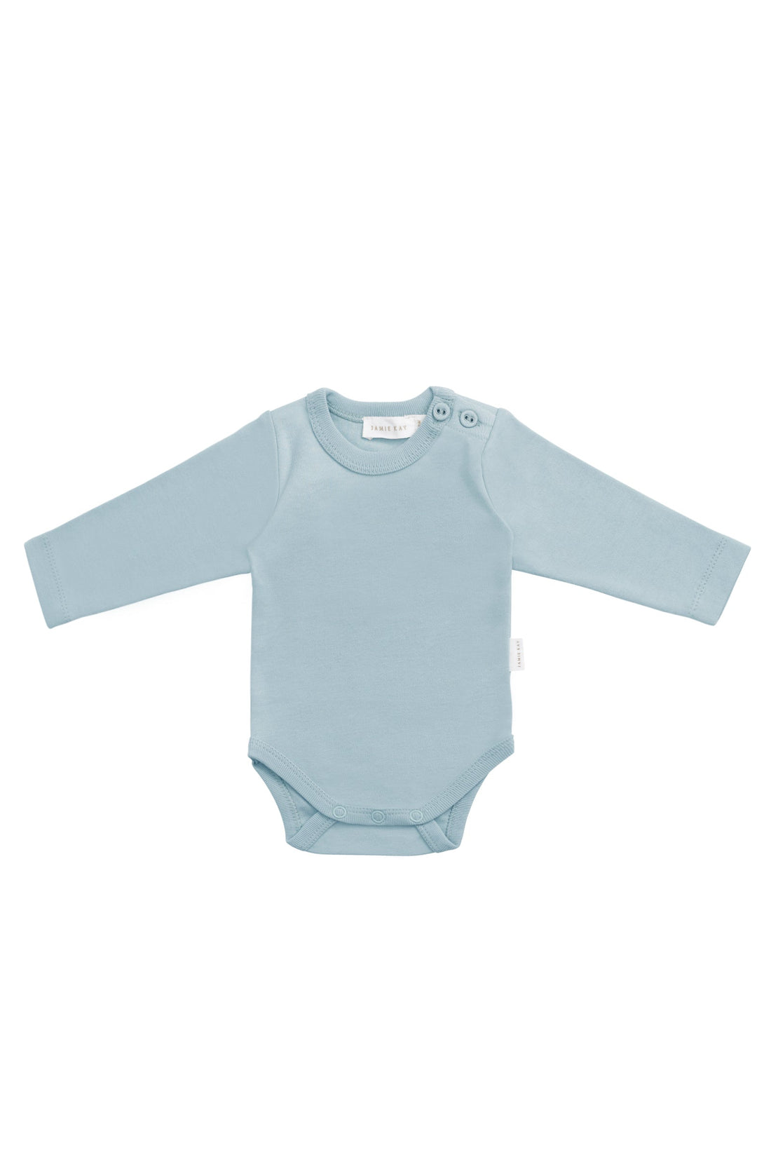 Organic Cotton Elora Long Sleeve Bodysuit - Mer Childrens Bodysuit from Jamie Kay Australia