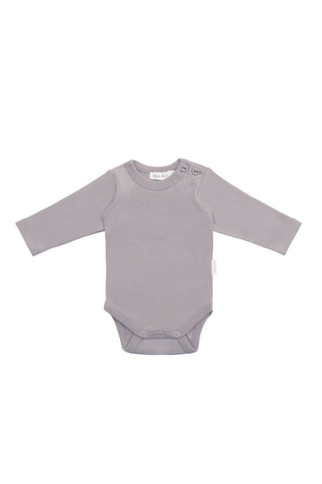 Organic Cotton Elora Long Sleeve Bodysuit - Moon Childrens Bodysuit from Jamie Kay Australia