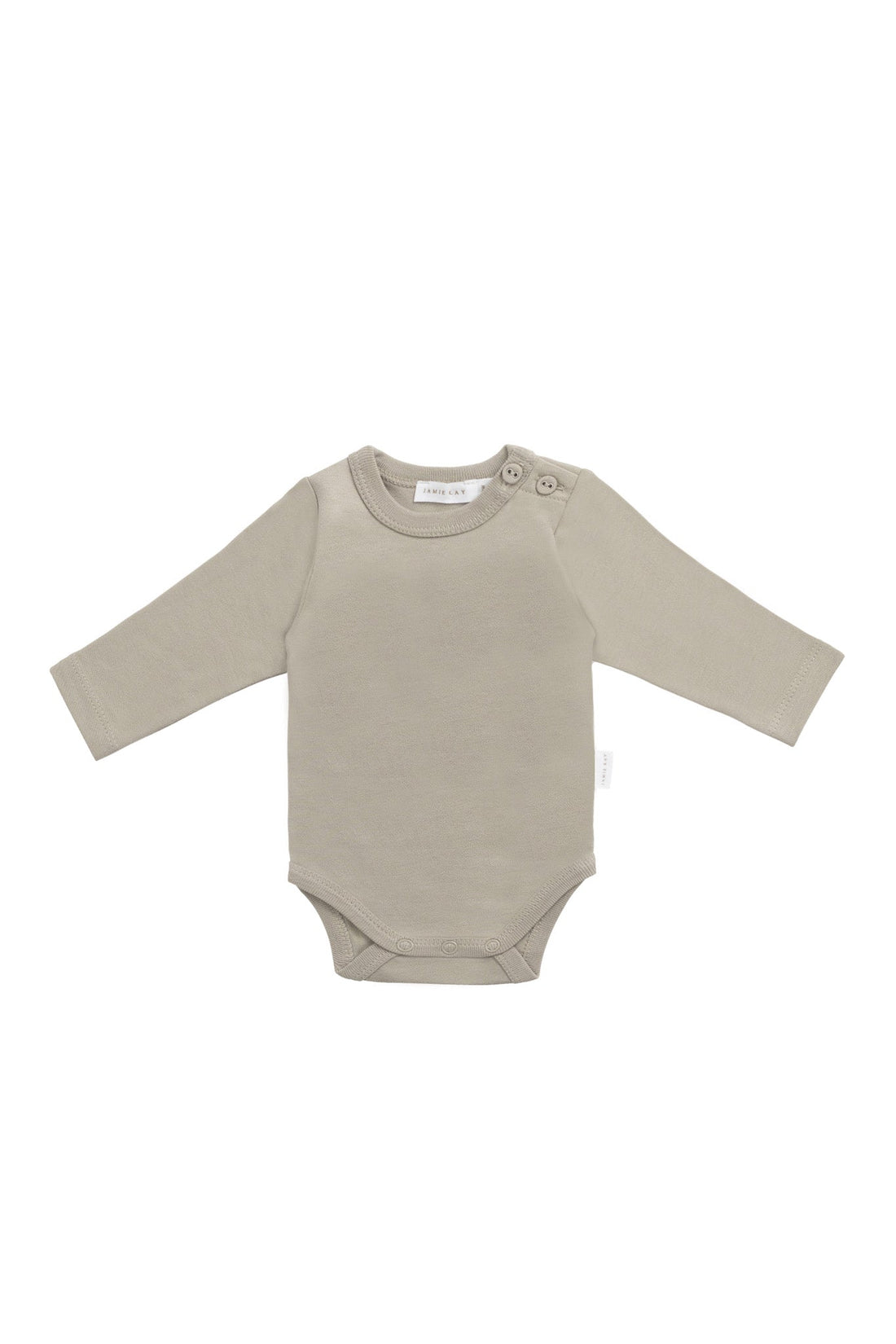 Organic Cotton Elora Long Sleeve Bodysuit - Sage Childrens Bodysuit from Jamie Kay Australia