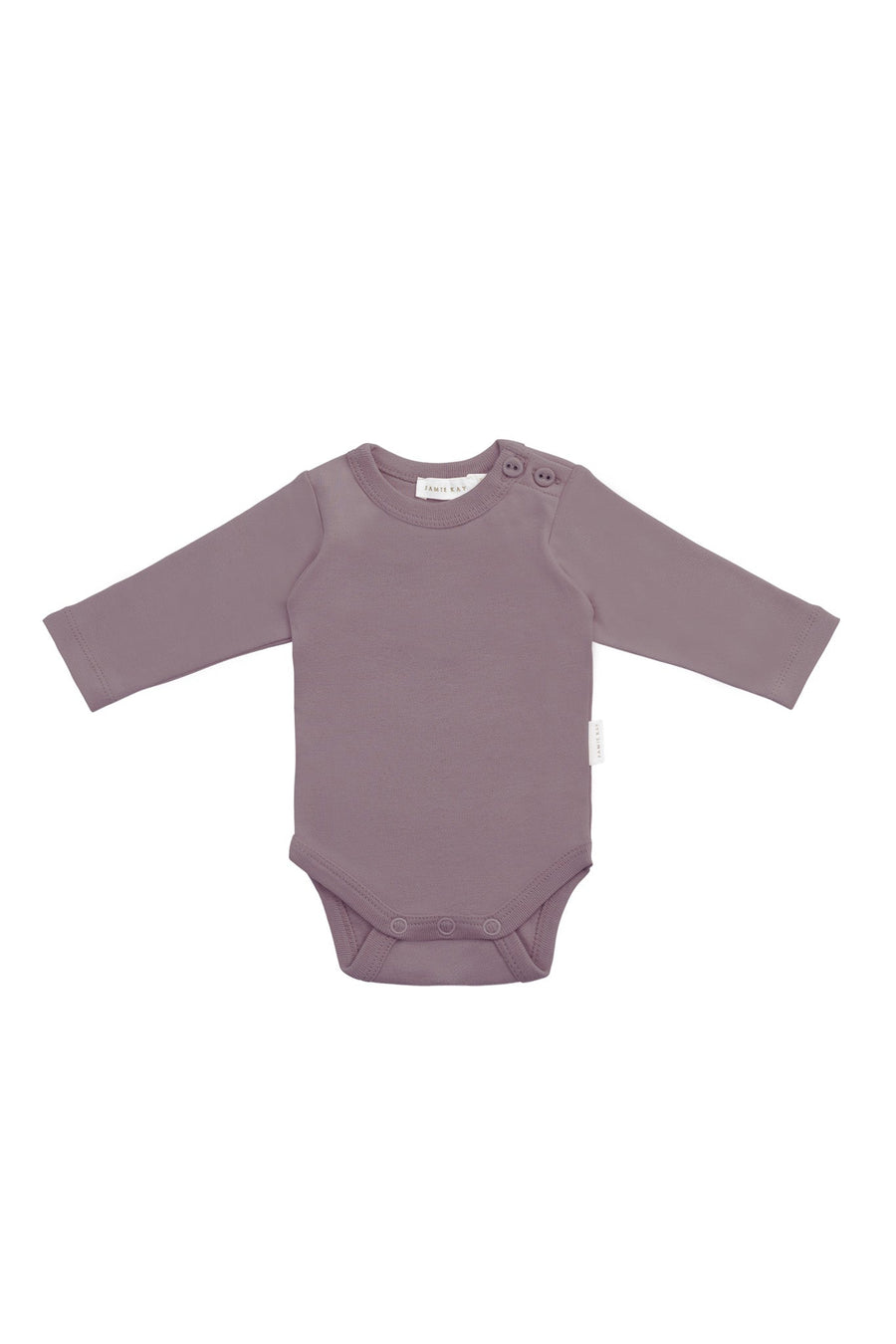 Organic Cotton Elora Long Sleeve Bodysuit - Twilight Childrens Bodysuit from Jamie Kay Australia