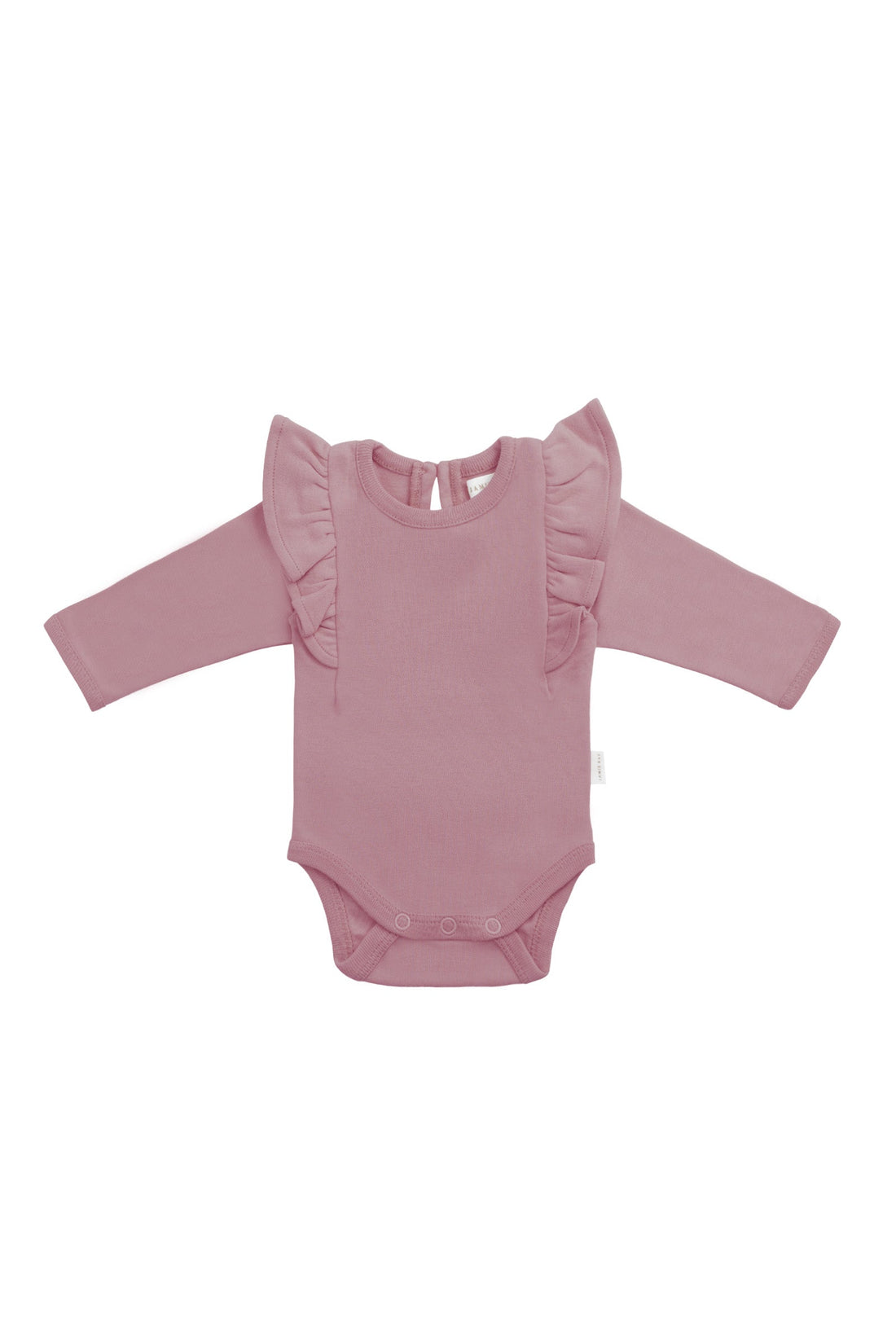 Organic Cotton Fleur Long Sleeve Bodysuit - Lillium Childrens Bodysuit from Jamie Kay Australia