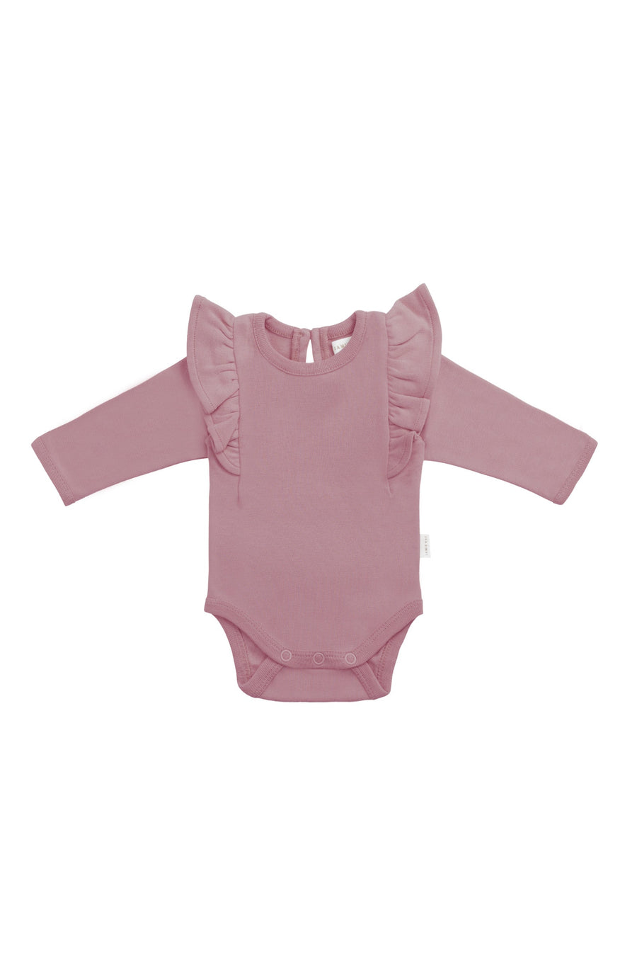 Organic Cotton Fleur Long Sleeve Bodysuit - Lillium Childrens Bodysuit from Jamie Kay Australia