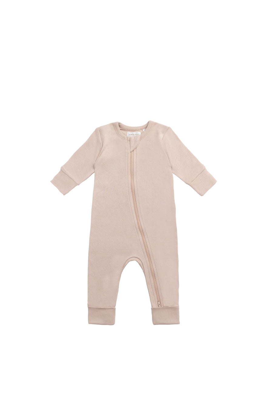 Organic Cotton Gracelyn Zip Onepiece - Blushing Berry Childrens Onepiece from Jamie Kay NZ