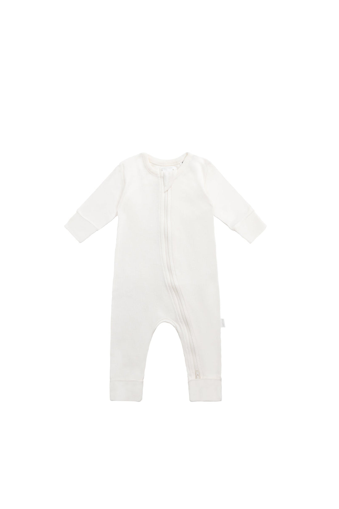Organic Cotton Gracelyn Zip Onepiece - Milk Childrens Onepiece from Jamie Kay Australia