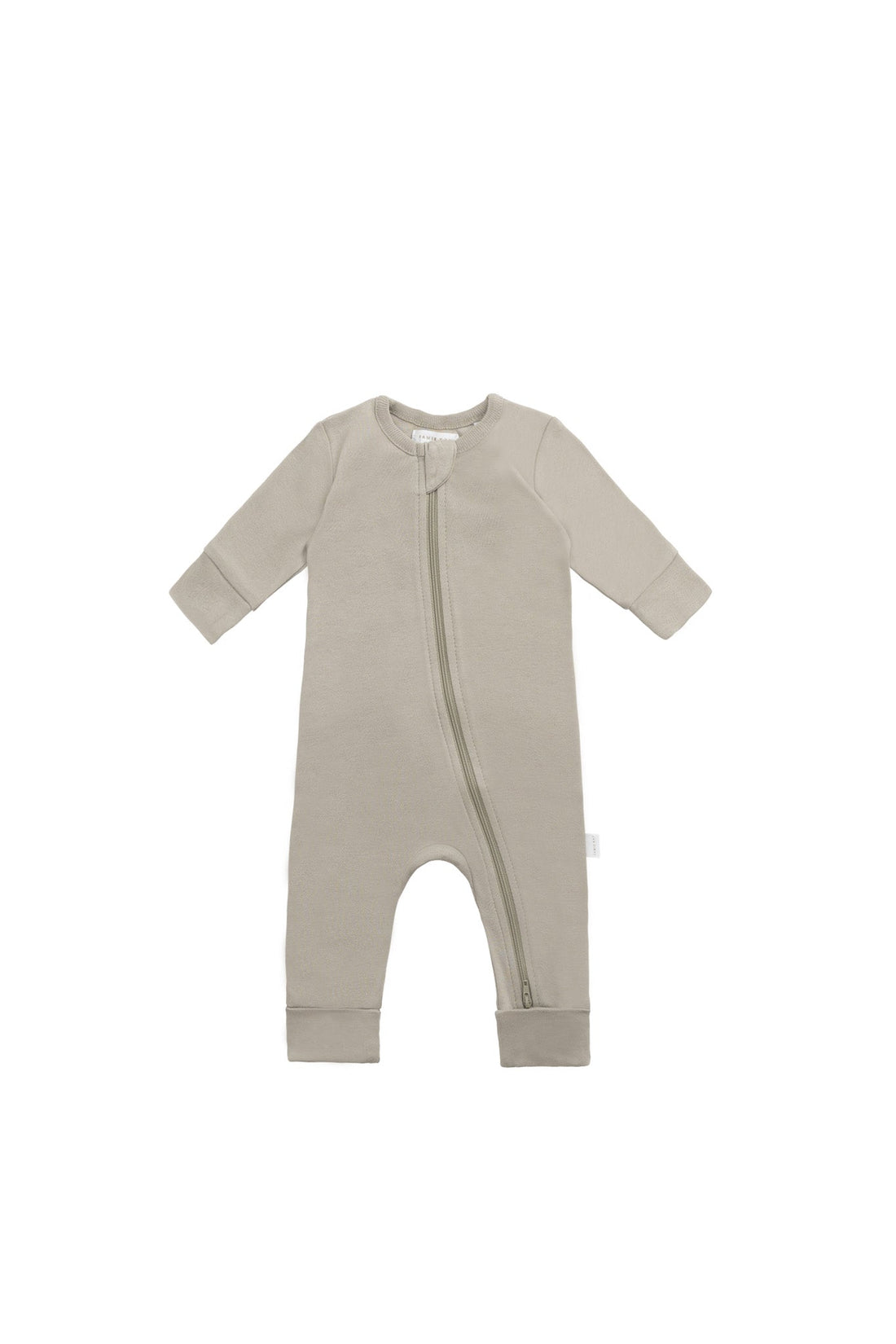 Organic Cotton Gracelyn Zip Onepiece - Sage Childrens Onepiece from Jamie Kay Australia