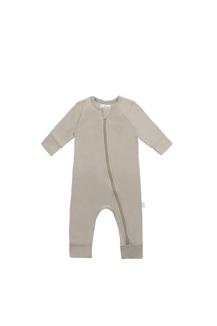 Organic Cotton Gracelyn Zip Onepiece - Sage Childrens Onepiece from Jamie Kay Australia