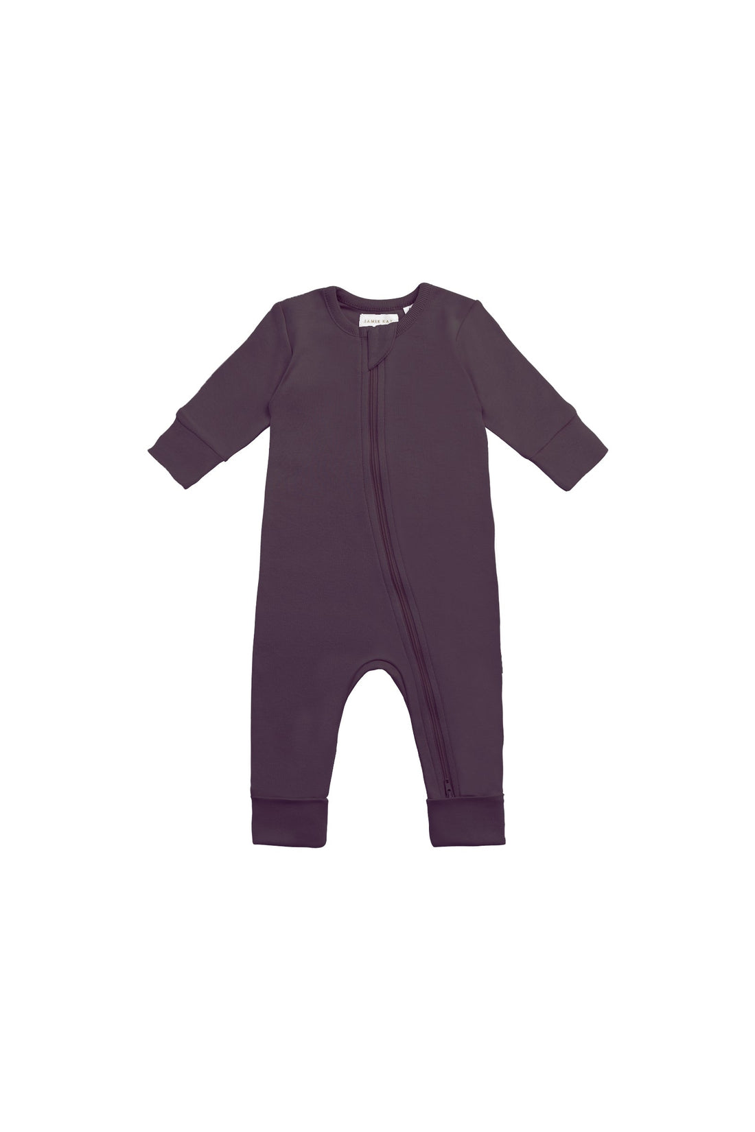 Organic Cotton Gracelyn Zip Onepiece - Sugar Plum Childrens Onepiece from Jamie Kay Australia