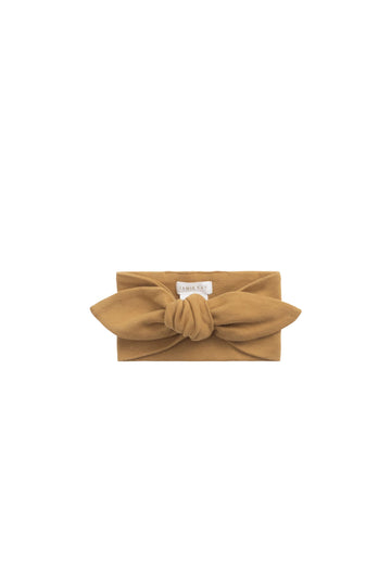 Organic Cotton Headband - Golden Childrens Headband from Jamie Kay Australia