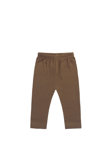 Organic Cotton Legging - Autumn Bronze Childrens Legging from Jamie Kay Australia