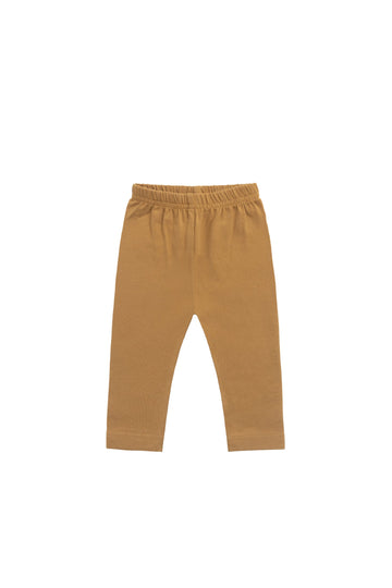 Organic Cotton Legging - Golden Childrens Pant from Jamie Kay Australia