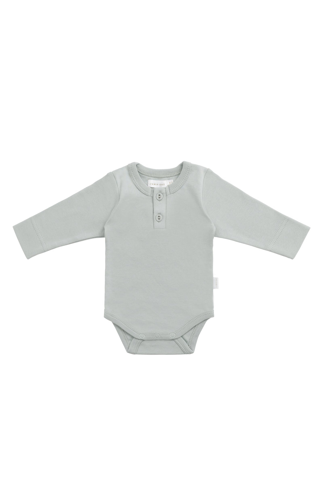 Organic Cotton Long Sleeve Bodysuit - Lake Childrens Bodysuit from Jamie Kay Australia