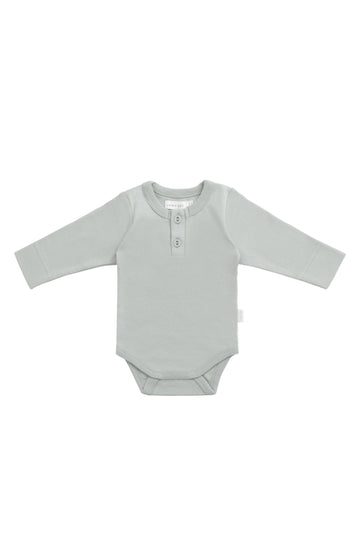 Organic Cotton Long Sleeve Bodysuit - Lake Childrens Bodysuit from Jamie Kay Australia