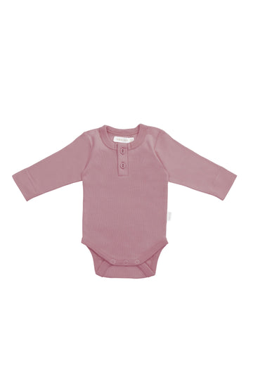 Organic Cotton Long Sleeve Bodysuit - Lillium Childrens Bodysuit from Jamie Kay Australia