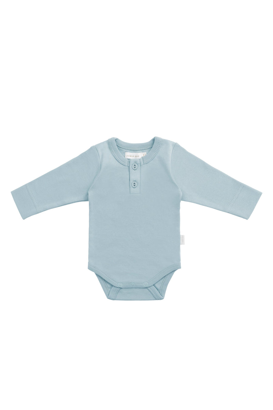 Organic Cotton Long Sleeve Bodysuit - Mer Childrens Bodysuit from Jamie Kay Australia