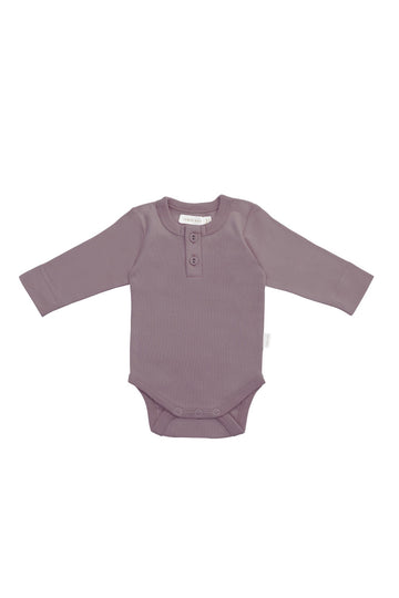 Organic Cotton Long Sleeve Bodysuit - Twilight Childrens Bodysuit from Jamie Kay Australia
