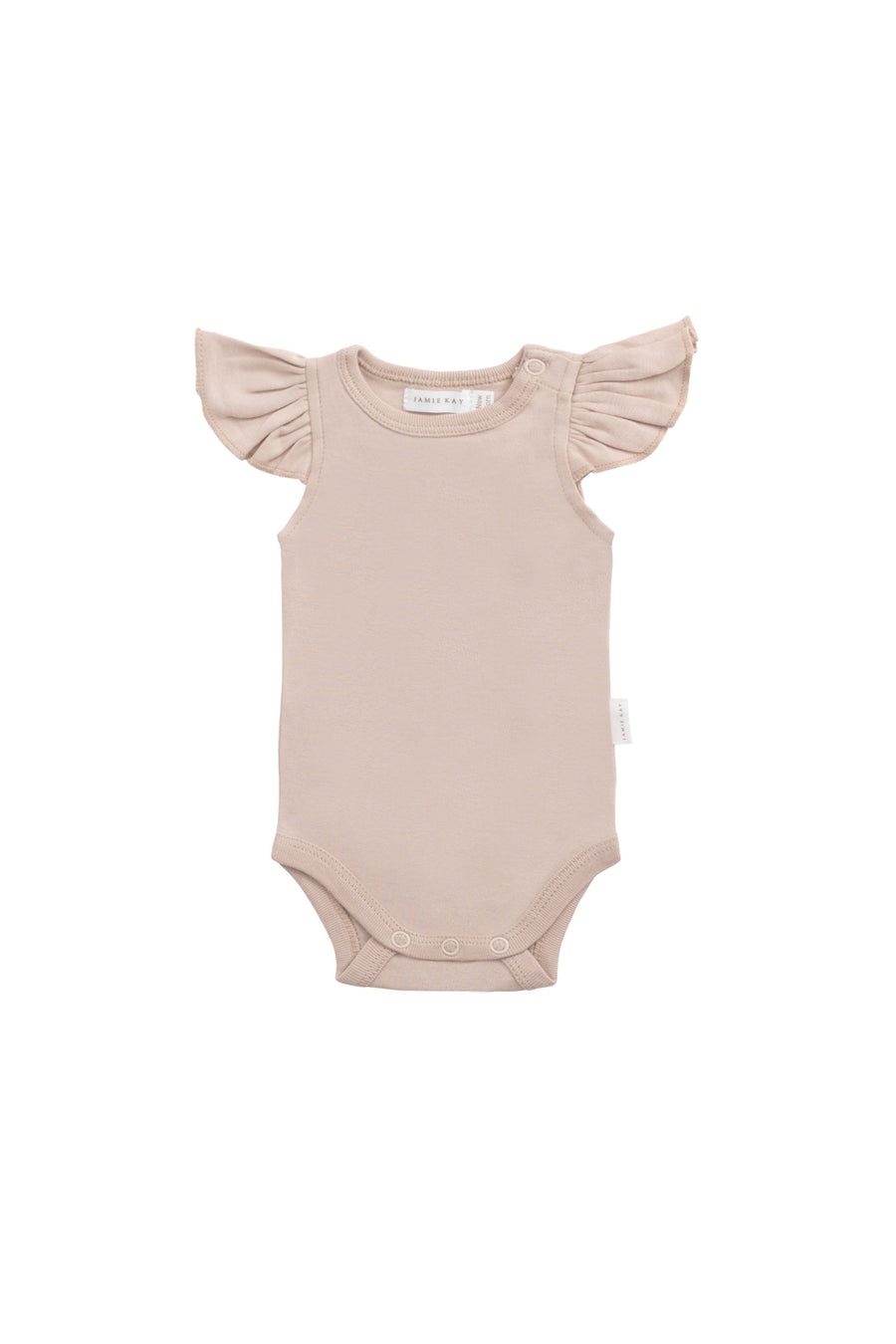 Organic Cotton Maddie Bodysuit - Blushing Berry Childrens Bodysuit from Jamie Kay NZ