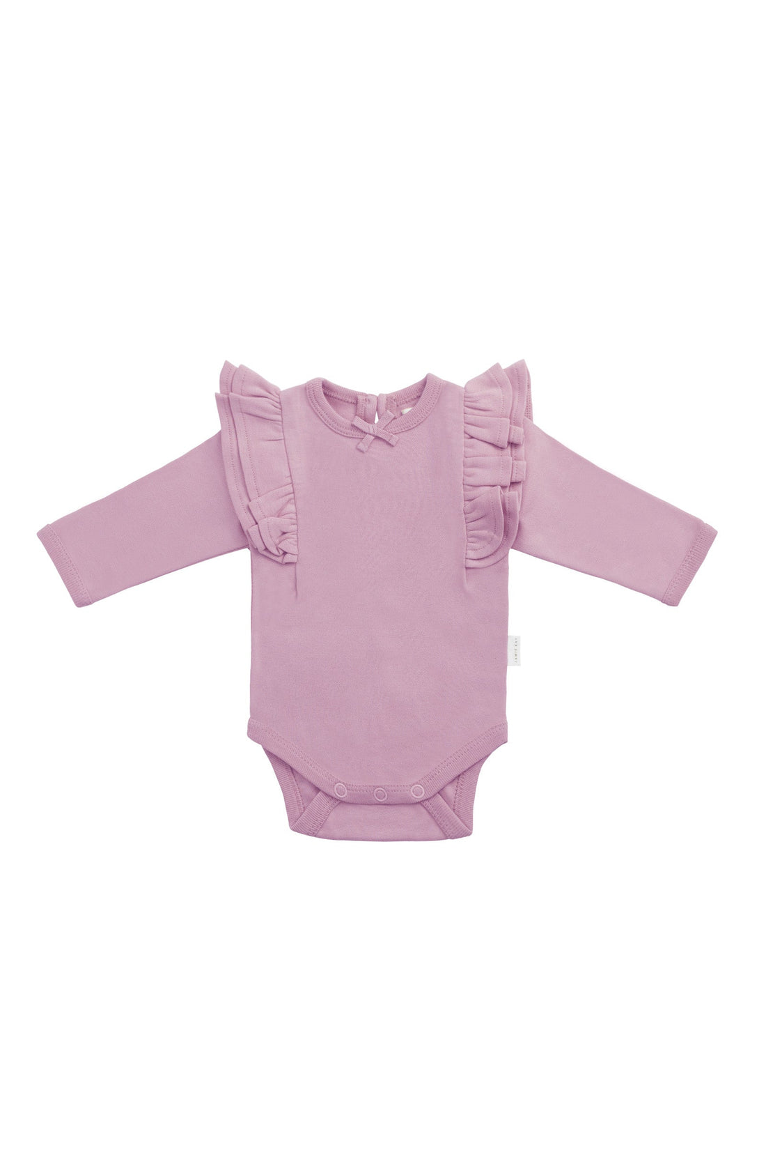 Organic Cotton Maddie Long Sleeve Bodysuit - Lily Childrens Bodysuit from Jamie Kay Australia