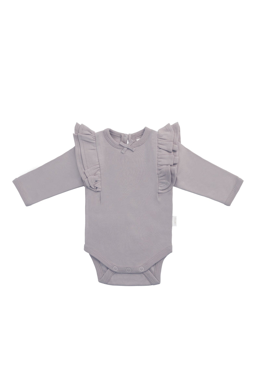 Organic Cotton Maddie Long Sleeve Bodysuit - Moon Childrens Bodysuit from Jamie Kay Australia
