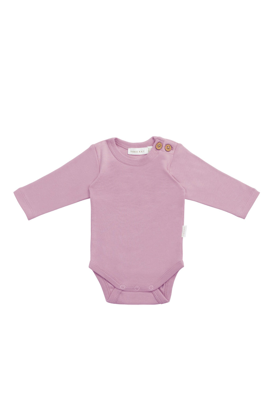Organic Cotton Marlo Long Sleeve Bodysuit - Lily Childrens Bodysuit from Jamie Kay Australia