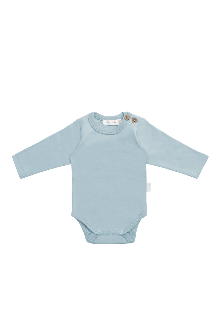 Organic Cotton Marlo Long Sleeve Bodysuit - Mer Childrens Bodysuit from Jamie Kay Australia