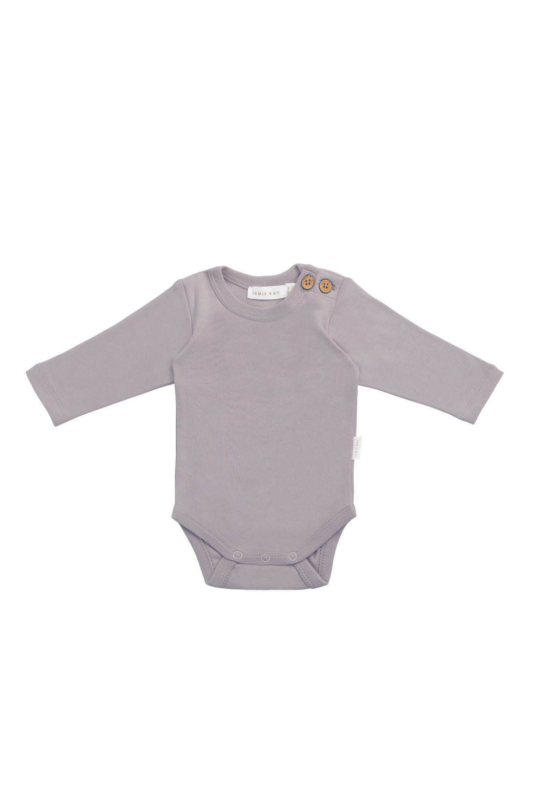 Organic Cotton Marlo Long Sleeve Bodysuit - Moon Childrens Bodysuit from Jamie Kay Australia