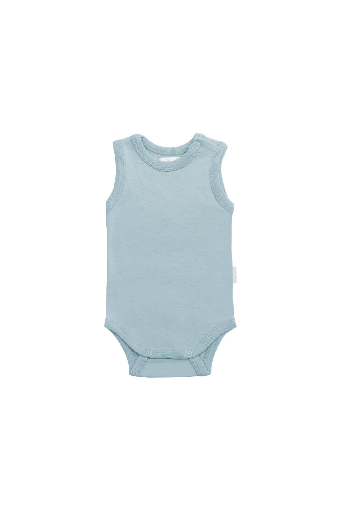 Organic Cotton Marlo Sleeveless Bodysuit - Mer Childrens Bodysuit from Jamie Kay Australia