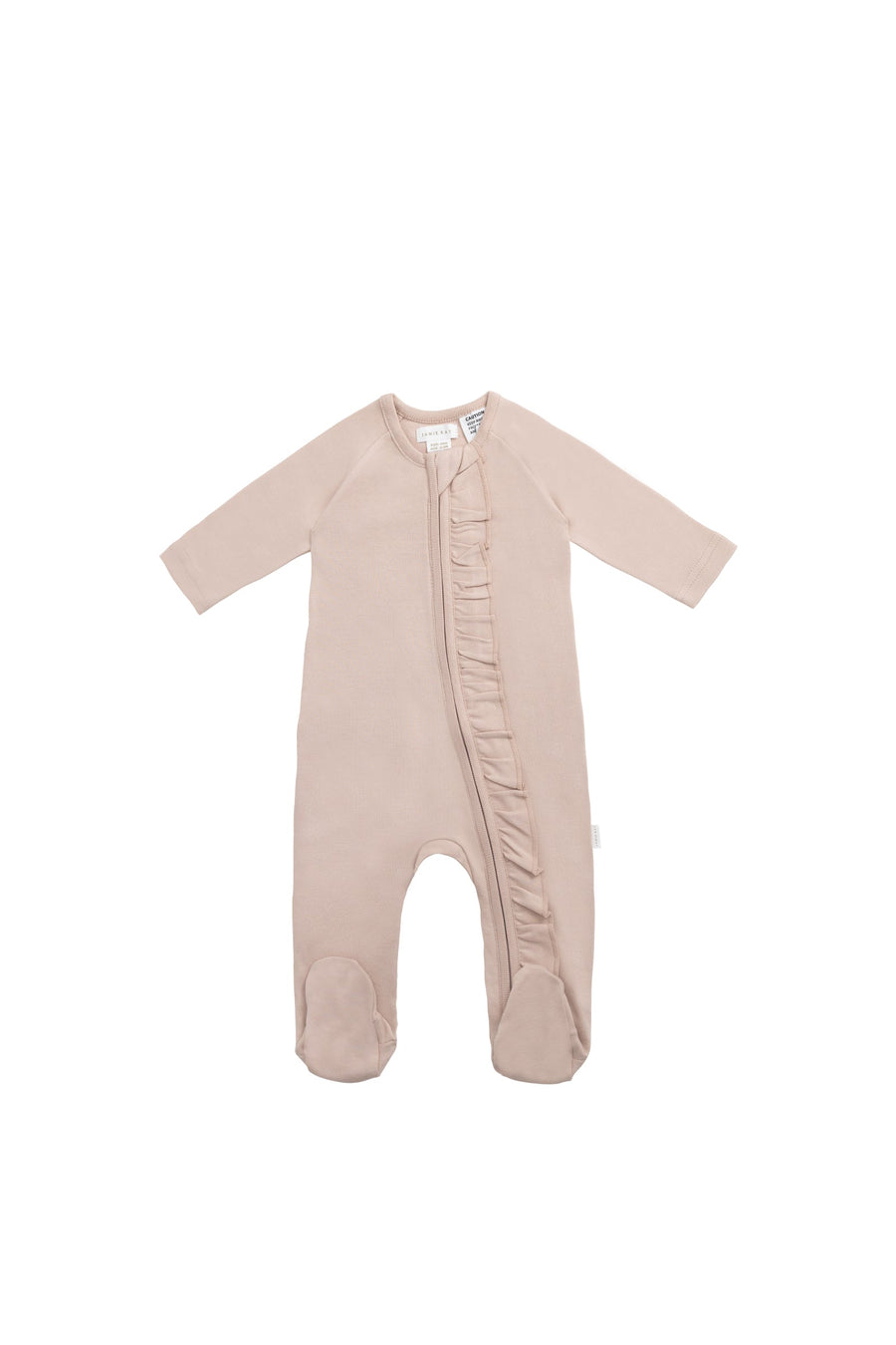 Organic Cotton Melanie Zip Onepiece - Blushing Berry Childrens Onepiece from Jamie Kay NZ