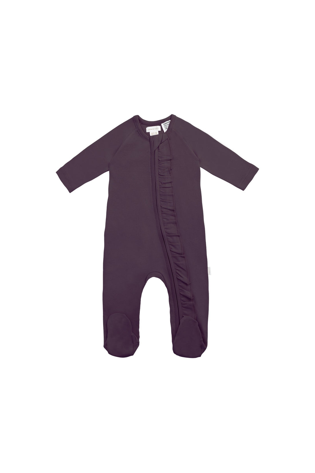 Organic Cotton Melanie Zip Onepiece - Sugar Plum Childrens Onepiece from Jamie Kay Australia