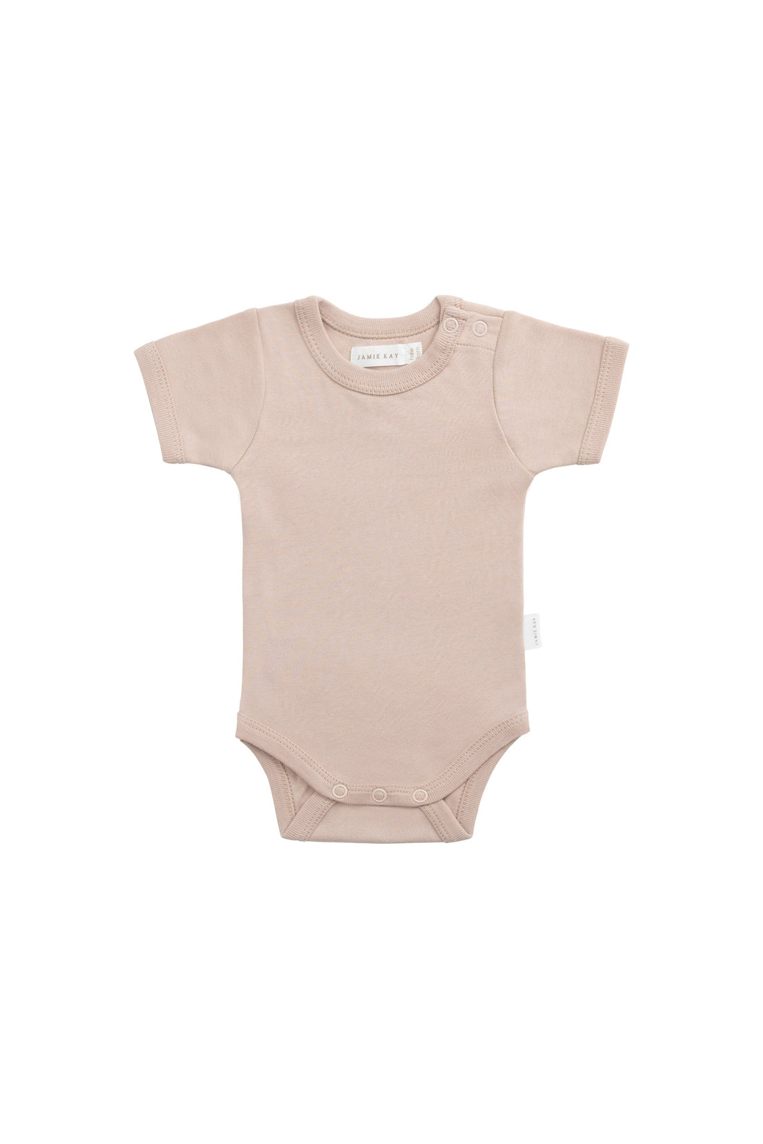 Organic Cotton Olsen Tee Bodysuit - Blushing Berry Childrens Bodysuit from Jamie Kay NZ