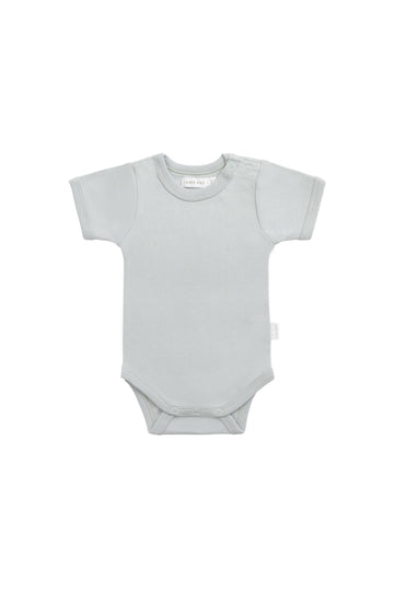 Organic Cotton Olsen Tee Bodysuit - Mineral Childrens Bodysuit from Jamie Kay Australia