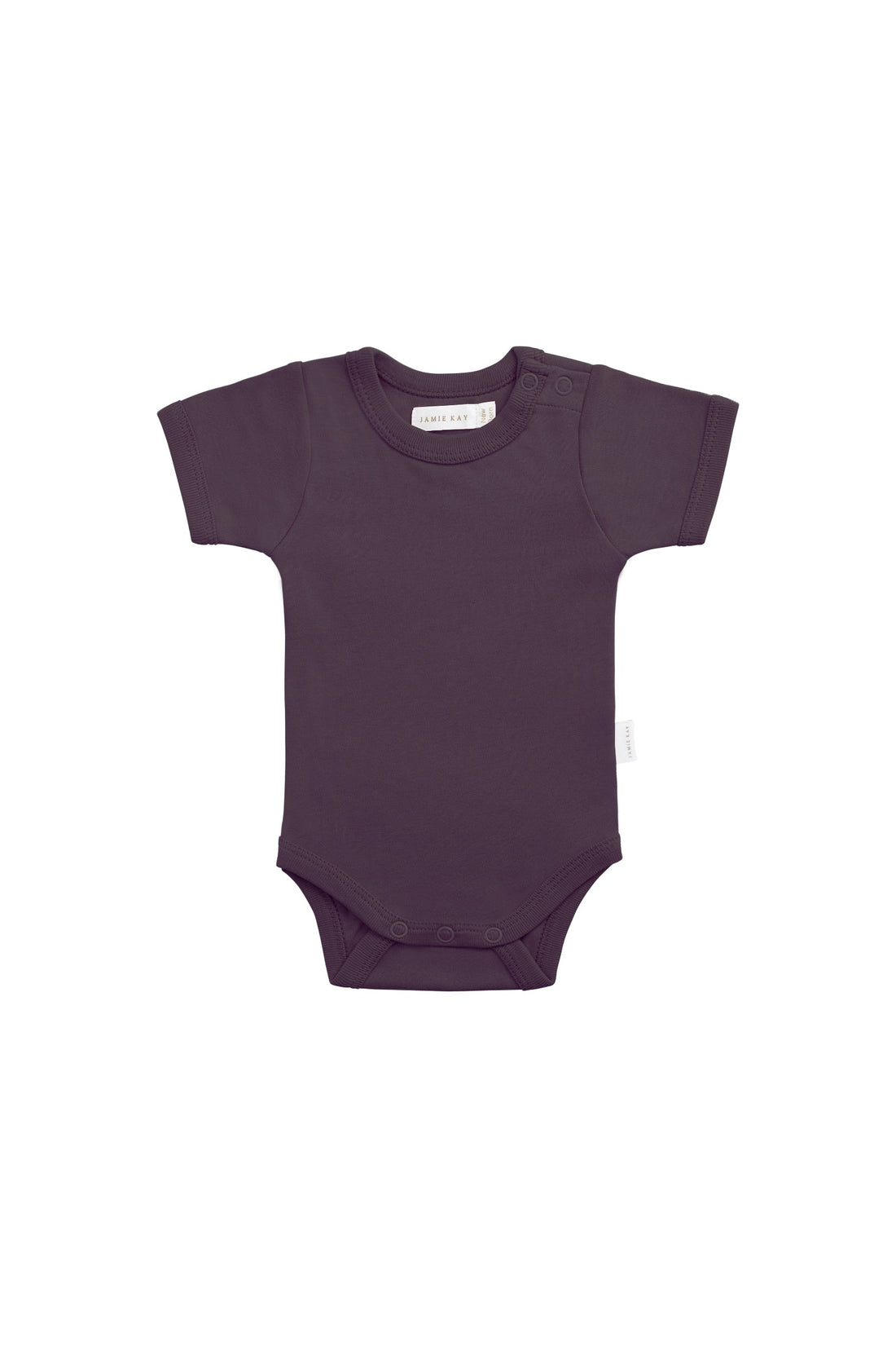 Organic Cotton Olsen Tee Bodysuit - Sugar Plum Childrens Bodysuit from Jamie Kay Australia