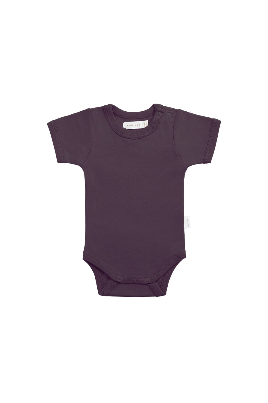 Organic Cotton Olsen Tee Bodysuit - Sugar Plum Childrens Bodysuit from Jamie Kay Australia