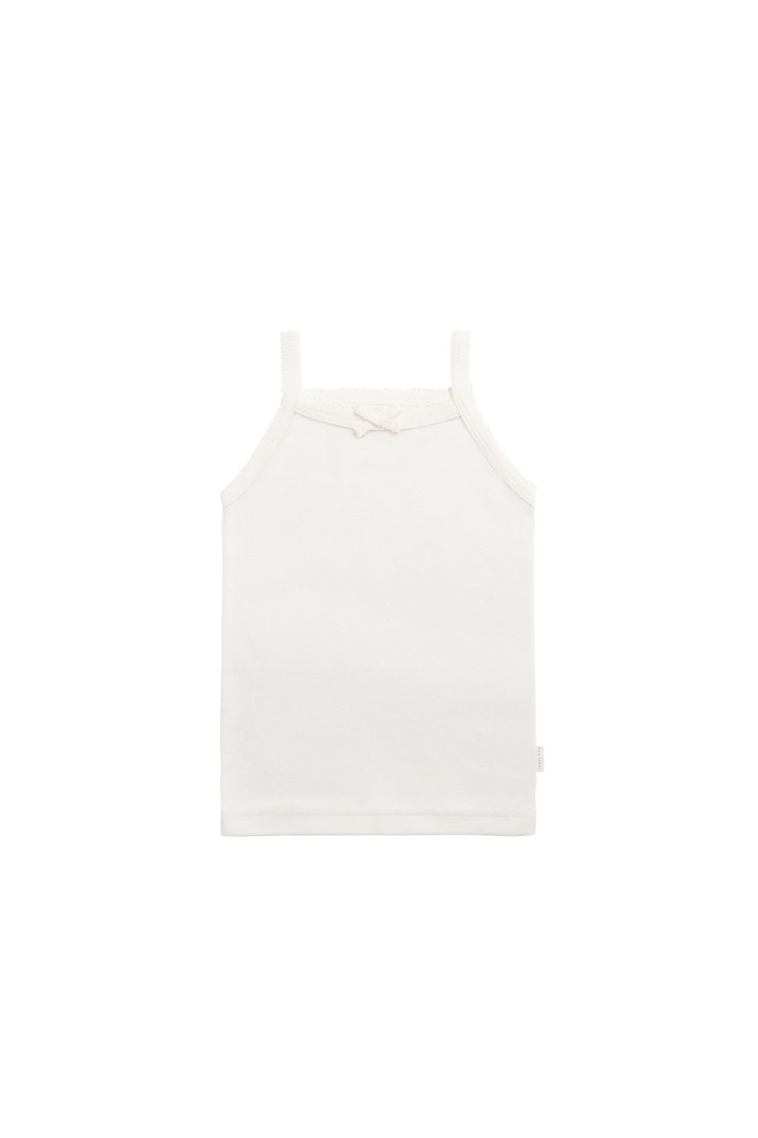 Organic Cotton Singlet - Milk Childrens Singlet from Jamie Kay Australia