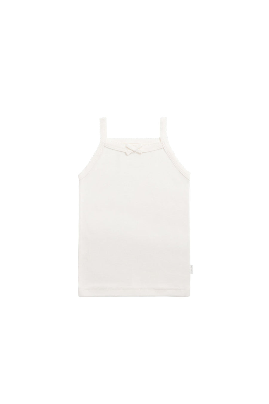 Organic Cotton Singlet - Milk Childrens Singlet from Jamie Kay Australia