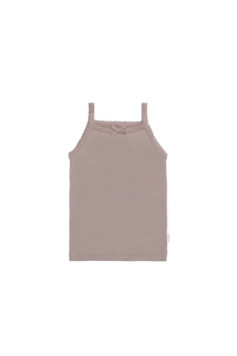 Organic Cotton Singlet - Softest Mauve Childrens Singlet from Jamie Kay Australia