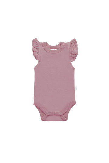 Organic Cotton Maddie Bodysuit - Lillium Childrens Bodysuit from Jamie Kay Australia