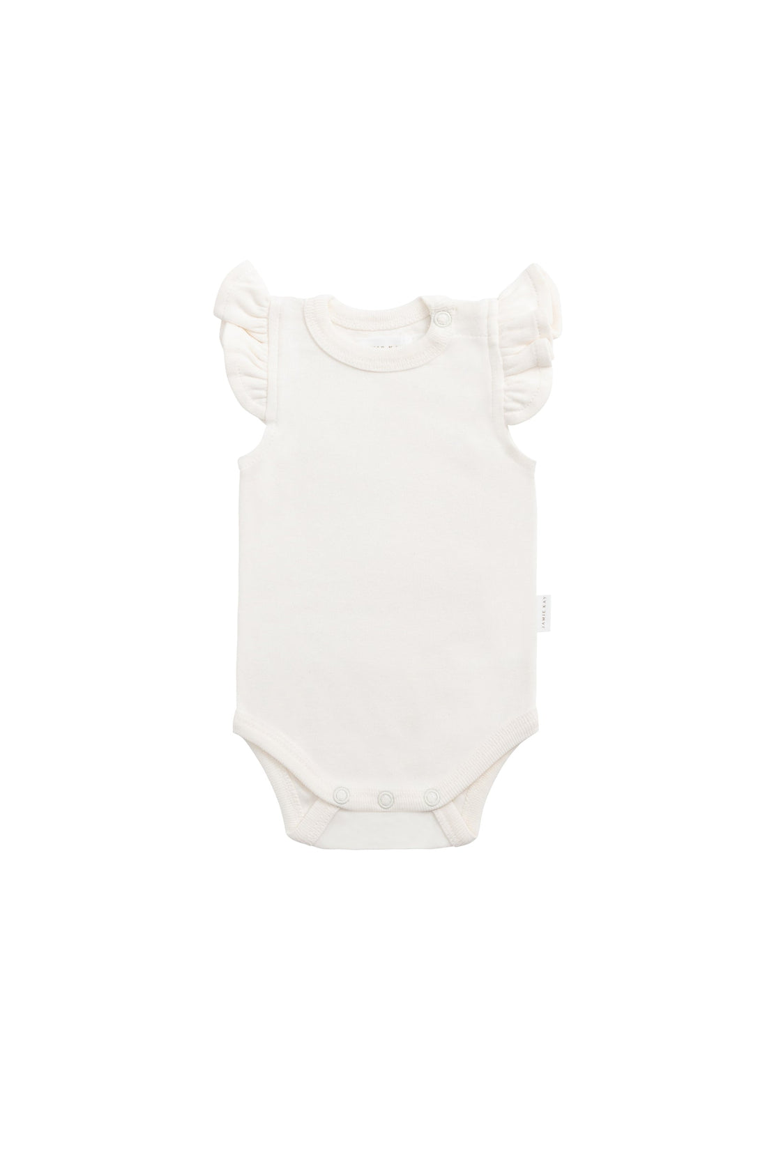 Organic Cotton Maddie Bodysuit - Milk Childrens Bodysuit from Jamie Kay Australia