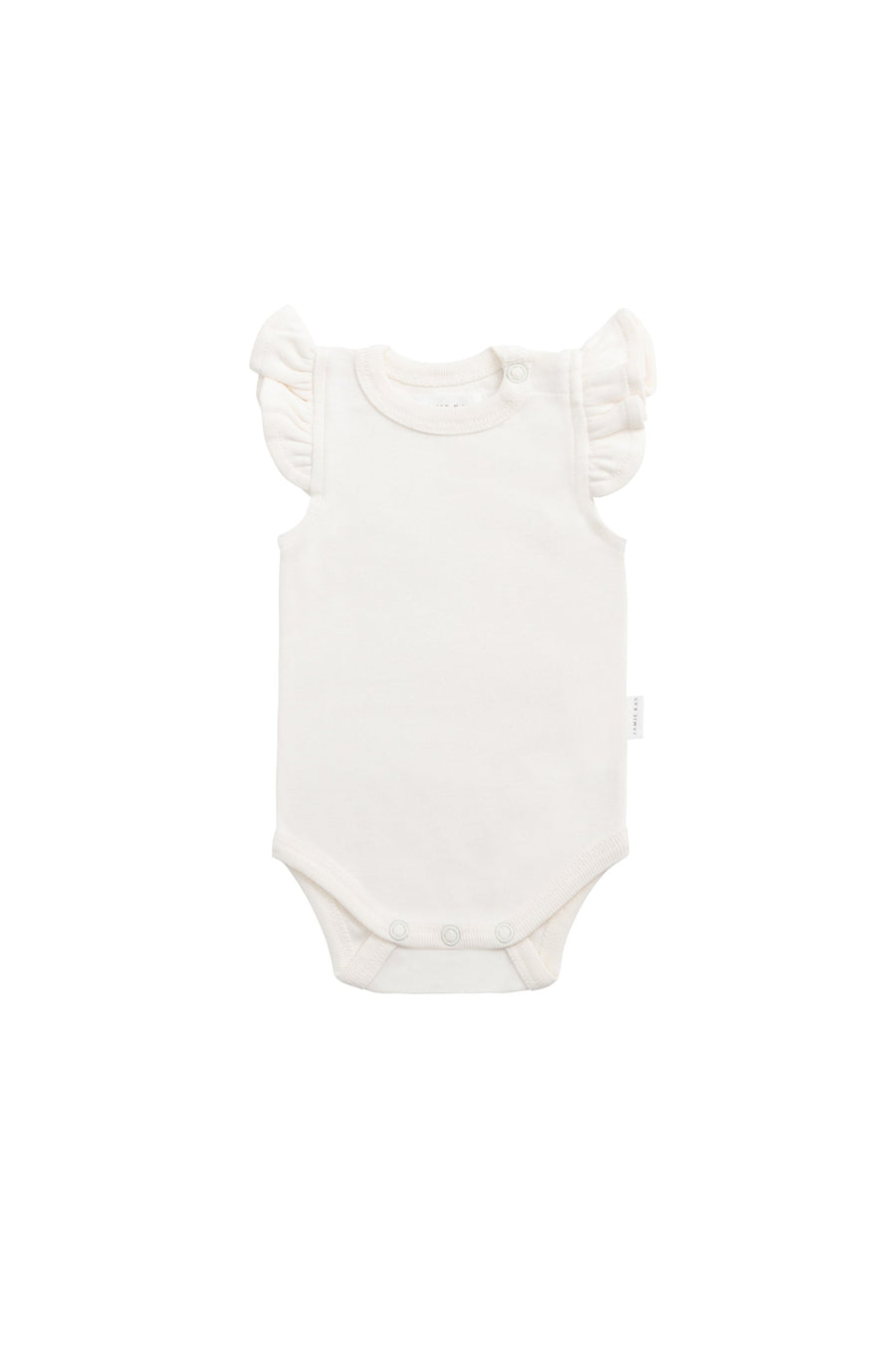 Organic Cotton Maddie Bodysuit - Milk Childrens Bodysuit from Jamie Kay Australia